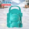 Pinza para nieve niños niños clip de plástico engrosado herramienta para nieve invierno exterior juego en la nieve juguete de nieve clip para bola de nieve