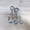 Tornillos de Ojal Galvanizados con Ganchos de Anilla, Tornillos de Ojal Cerrado M6 M4 M5 M3 M8 Tornillos