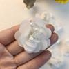 Flores de florete con lentejuelas y cuentas hechas a mano, accesorios para prendas de bricolaje, suéter tejido, florete con cuentas decorativas, flores bordadas