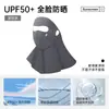 Protector Solar Facial Completo UPF50 Máscara Protectora Solar Portátil Montada en la Cabeza para Exteriores
