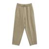 Pantalones Clásicos Mejorados de Cachemira Pura para Mujer Cuatro Vacíos Gruesos Cálidos Tejidos Pantalones de Abuelita Holgados Adelgazantes Leggings