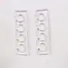 Em estoque Separador de Dedo do Pé de Silicone Multicor para Nail Art Separador de Dedo do Pé Fixo para Esmalte Pin de Dedo para Nail Art