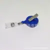 Clipe Jacaré Retrátil para Crachá Retrátil Rotativo para Crachá Cartão de Identificação Rotativo Metal Retrátil para Crachá