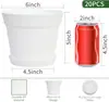 Vasos de Flores Mais Vendidos no E-commerce Transfronteiriço, Vasos de Jardinagem Internacionais com Furos de Drenagem e Suportes para Vasos, Disponíveis em Várias Cores