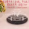 Suporte rotativo de acrílico para batons suporte transparente para batons suporte de exibição de batons em pele de cordeiro suporte de armazenamento para cosméticos e maquiagem