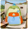 Mochila Infantil Color Block Unissex da Moda Leve Repelente à Água Bolsa Escolar para Creche de Bebê Mochila Infantil para Esportes ao Ar Livre