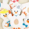 Lindo y Adorable Peluche de Dibujos Animados Patito Blanco Pequeño Directo del Fabricante En Stock Decoración de Caja Accesorio para Ropa Parche de Tela