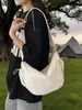 Versión Coreana 2026 Unisex Ultraligera Casual Gran Capacidad Impermeable Nylon Bolsa de Albóndiga Bolso de Hombro Cruzado para Mujer
