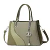 Bolso de Mujer Nuevo y de Moda, Bolso de Hombro Cruzado de Costura Simple y Moderna con Combinación de Colores, Celebridad de Internet, Estilo Extranjero, Bolso Práctico para Mujer