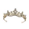 Accesorios de novia transfronterizos Accesorios de boda coreanos Tocado de princesa de corona de cristal para niños Diadema de diamantes de imitación de aleación
