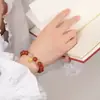 Entrega Directa de Fábrica de Pulseras de Ágata Roja Natural para Mujer, Accesorios de Jade Hetian, Pulseras de Amistad para Mejores Amigas, Pulseras de Buena Suerte y Fortuna para el Año de Nacimiento