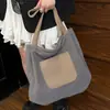 Bolsa de Tote de Pana de Gran Capacidad para Viajes Diarios Bolso de Mujer Verano 2025 Nuevo Bolso de Mano Bolso de Hombro para Estudiante Clase Viajes Diarios