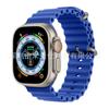 Correa de silicona Ultra2 con doble hebilla para Apple Watch iwatch 56789SE Marine S9