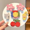 Adesivos de Cabelo de Desenho Animado para Meninas, Fita Mágica para Cabelo de Bebê, Presilhas de Cabelo, Adesivos de Franja para Testa Infantil, Presilhas de Cabelo Não Danificam, Acessórios de Cabelo