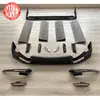 Aplicable a la actualización del parachoques delantero y trasero 2018 Toyota ELFA Alphard Kit de malla central TRD Cubierta de faldón lateral