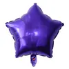 Globo de papel de aluminio de estrella de cinco puntas de 18 pulgadas impresión de logo publicitario cumpleaños boda tienda diseño impresión bola al por mayor