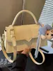 Bolso Texturizado para Mujer 2025 Nueva Moda Nicho de Moda Bolso Cruzado Retro Versátil Bolso Cuadrado Pequeño Bolso Cruzado de Hombro Único