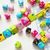 Série Colorida de Contas Coloridas de Alta Saturação Corrente de Corda para Celular DIY Joias Ins Joias Artesanais Acessórios de Contas Soltas Contas