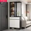Gabinete de Entrada, Gabinete Divisorio para Sala de Estar, Estante de Almacenamiento Modelo Nuevo 2025, Gabinete con Pantalla para Puerta de Entrada, Gabinete de Almacenamiento de Zapatos de Gama Alta