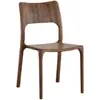 Silla de comedor de nogal negro norteamericano, toda de madera maciza, diseño minimalista moderno, uso doméstico, estilo italiano Shuke, silla de escritorio completamente ensamblada con caja y espiga