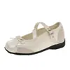 Zapatos Mary Jane estilo ballet con lazo para mujer, nuevo modelo primavera y otoño 2026, tacón plano, boca poco profunda, suela suave, zapatos casuales versátiles