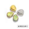 Borde de Gota de Agua Hebilla de Cristal Moca de Proteínas Vidrio Diamante de Cristal DIY Ropa Vestido de Novia Materiales Hechos a Mano Mayoreo