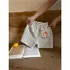Novedades Verano 2026 Pantalones Cortos Deportivos para Niños Estampado de Dibujos Animados Infantiles Estilo Coreano Pantalones Rayados para Niños Pequeños y Medianos Ropa Infantil de Moda