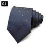 Nova Gravata Tendência Masculina Social Casual Moda Flor Círculo Onda Ponto Xadrez Gravata de Nó Manual 8CM de Largura