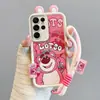 Adecuado para Samsungs25Ultra Samsung A56 Dibujos Animados Lindos S23Fe Etiqueta de Oreja A30 Funda para Teléfono Móvil Personalización