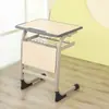 Escritorio y silla para estudiante de entrenamiento de persona doble, escritorio y silla de aula, mesa de tutoría, escritorio de aprendizaje institucional, cuidado después de la escuela, escritorio escolar