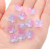 Cuentas de Cristal de Flor de Cuatro Pétalos de 12 mm, Cuentas para Collares Hechas a Mano para Bricolaje, Cuentas Sueltas para Joyería, Materiales y Accesorios