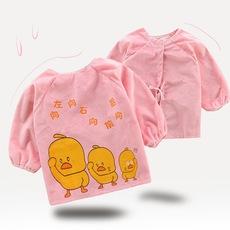 Macacão infantil impermeável de veludo cristal engrossado de inverno transfronteiriço, roupa de bebê de manga comprida e espessada para comer