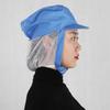Gorros de Trabajo para Alimentos para Hombres y Mujeres, Gorros para el Cabello, Redes Blancas para el Cabello, Gorros Blancos a Prueba de Polvo para Cocina y Comedor, Gorros Transpirables Protectores de Copa Plana