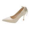Zapatos de Boda de Punta Zapatos de Mujer 2025 Nuevo Vestido de Novia Principal Tacones Altos Zapatos de Novia Zapatos de Dama de Honor Zapatos de Compromiso de Cristal Francés