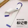 Chaveiro de Fita de Algodão Estilo Coreano Etiqueta DIY para Malas e Bolsas, Pingente de Etiqueta de Nome Pequeno Acessório