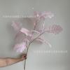 Nueva flor artificial hoja de col decoración hoja boda salón de bodas techo carretera alta plomo hoja decorativa hoja de ingeniería
