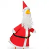 Fantasia de Ganso para Varanda Transfronteiriça Roupa de Ganso de Natal Chapéu de Boneco de Neve Cachecol Fantasia de Ganso de Gramado Adequado para Estátuas de 23 Polegadas