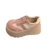 Zapatos de Plataforma con Suela Gruesa Estilo Papá para Mujer 2026 Nuevos de Primavera y Otoño para Aumentar la Altura Zapatos de Entrenamiento Alemanes Zapatillas Casuales Versátiles