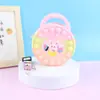 Bolsa de Silicona al por Mayor Bolso Cruzado para Niñas Almacenamiento Billetera para Monedas Alivio del Estrés Infantil Bolsa Tote de Hombro con Burbujas Bolsa de Almacenamiento Regalo