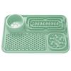 Tapete Lick para Pets Popular Transfronteiriço, Tapete de Silicone de Grau Alimentício para Treinamento de Alimentação Lenta com Ventosa, Tigela Multifuncional para Alimentação de Gatos e Cachorros