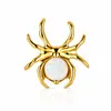 Aretes de Aleación de Titanio F136 para Mujer, Joyería Original con Diseño de Araña, Piercing Corporal, Stud para Labio, Stud para Lengua, Joyería al por Mayor