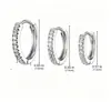 Conjunto de cuatro piezas de pendientes de moda para damas con incrustaciones de circonitas simples transfronterizas de latón chapado en oro real de Europa y Estados Unidos