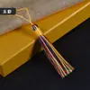 Al por mayor 8cm borla corta y gruesa pin colgante para colgar en el coche bolsita para ropa accesorio de marcapáginas para ropa pin colgante de poliéster diy