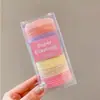 Cuerda para el pelo de coleta alta de color caramelo coreano, básica, no dañina, para pelo de niña, celebridad de Internet, alta elasticidad y duradera, juego de cuerdas para el pelo para mujer