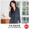 Vestido Traje de Gama Alta Femenino Traje Profesional Primavera y Otoño Sensación de Alto Nivel Temperamento Delgado Prueba de Arte Presentador de Transmisiones Ropa de Trabajo
