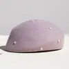 Sombrero Nuevo Estilo 2026 para Mujer, Boina de Lana Otoño e Invierno, Sombrero Pequeño Retro Británico, Elegante y con Estilo, Azafata al por Mayor