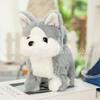 Lindo perro de peluche eléctrico, mascota artificial digital que ladra y mueve la cola, conejito de juguete para niños.