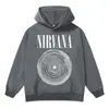 Sudadera Trendy Retro Americana Nirvana para Otoño e Invierno 2025 para Hombres y Mujeres, Nueva Chaqueta con Capucha de Calle para Otoño e Invierno