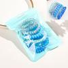 Banda de goma para el cabello de color caramelo, línea telefónica de 6 piezas, anilla pequeña y fresca, cuerda para el cabello de alta elasticidad, accesorios para el cabello al por mayor