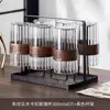 Vaso de Vidrio con Veta Vertical Resistente al Calor para Sala de Estar Doméstica, Taza para Beber Té, Taza de Café, Taza de Alto Valor de Color 6